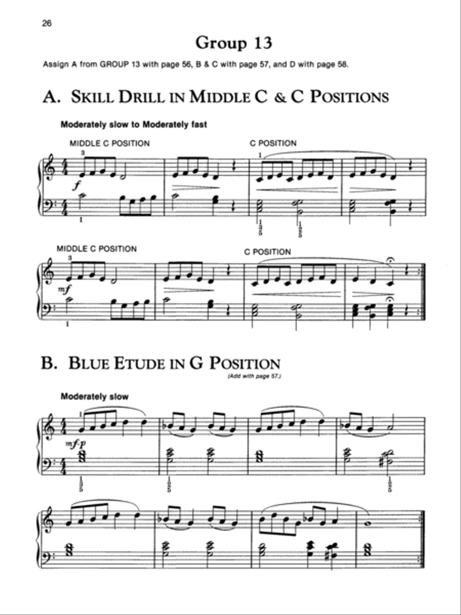 Alfred's Basic Piano Chord Approach Technic, Book 1 Piano Method scores gallery preview page 4