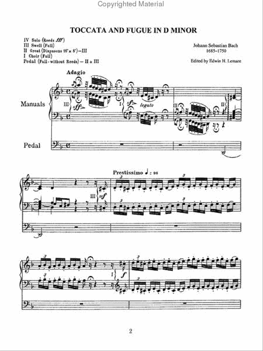 Toccatas, Carillons and Scherzos for Organ -- 27 Works for Church or Concert Performance Organ scores gallery preview page 2