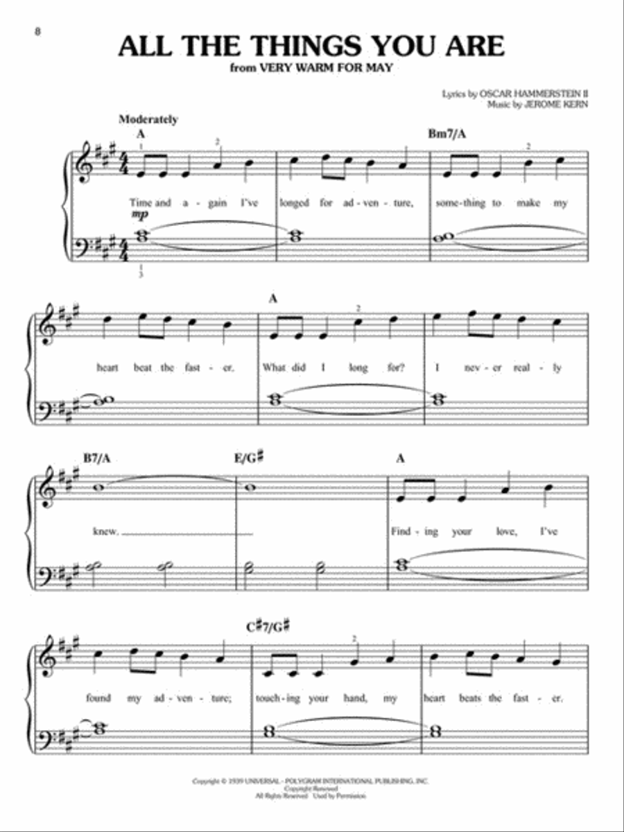 First 50 Jazz Standards You Should Play on Piano Easy Piano scores gallery preview page 5