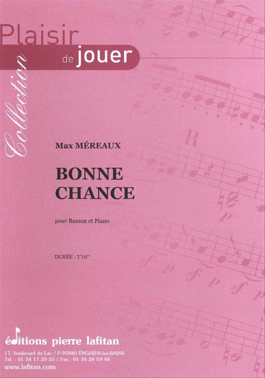 Bonne Chance Bonne Chance Bassoon Solo scores gallery preview page 1