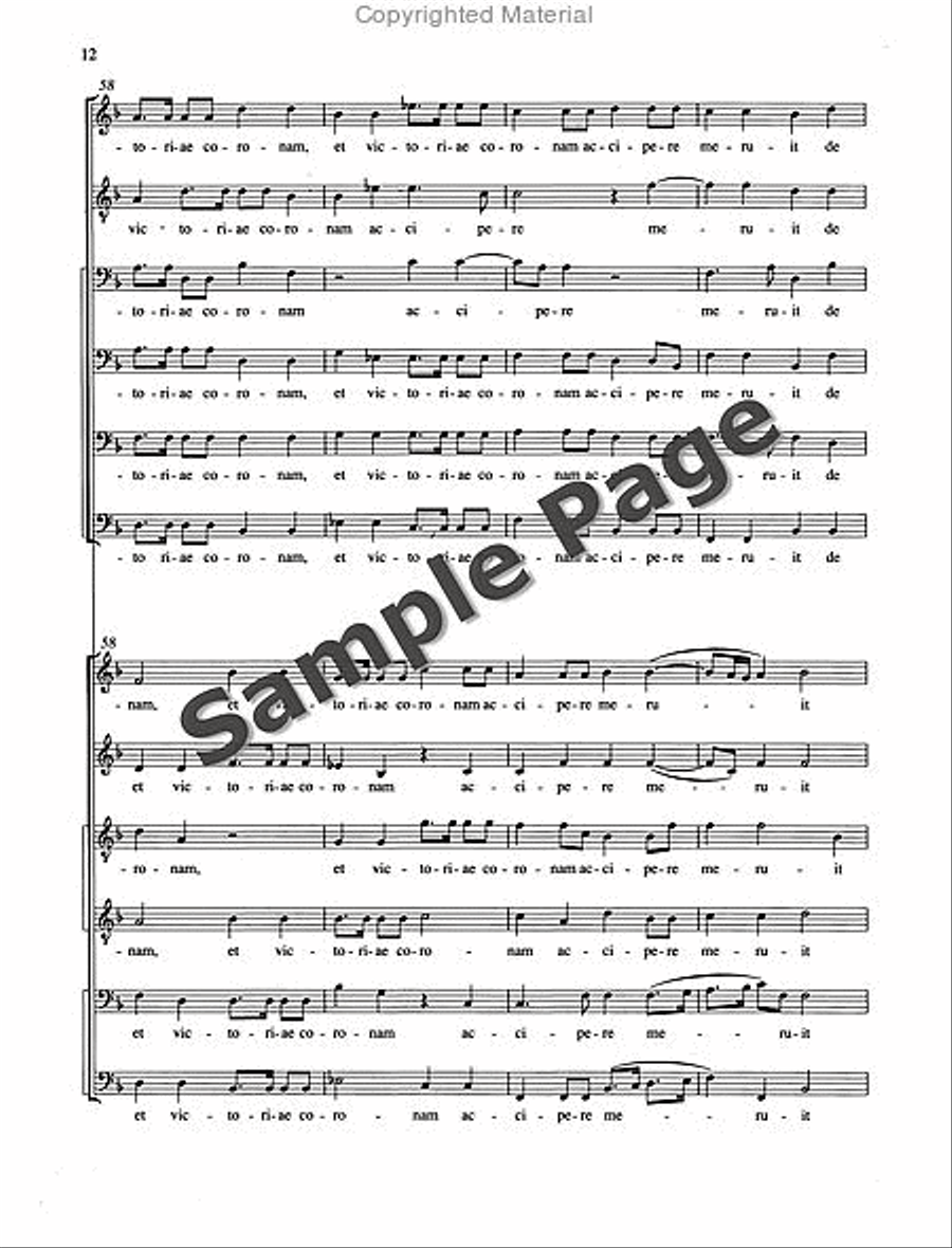 Virtute magna Mixed Choir scores gallery preview page 13
