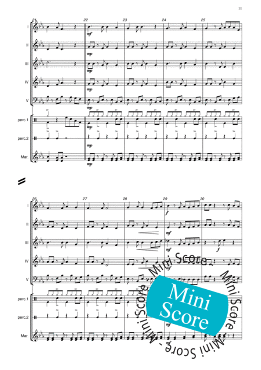 Global Girls Concert Band scores gallery preview page 15