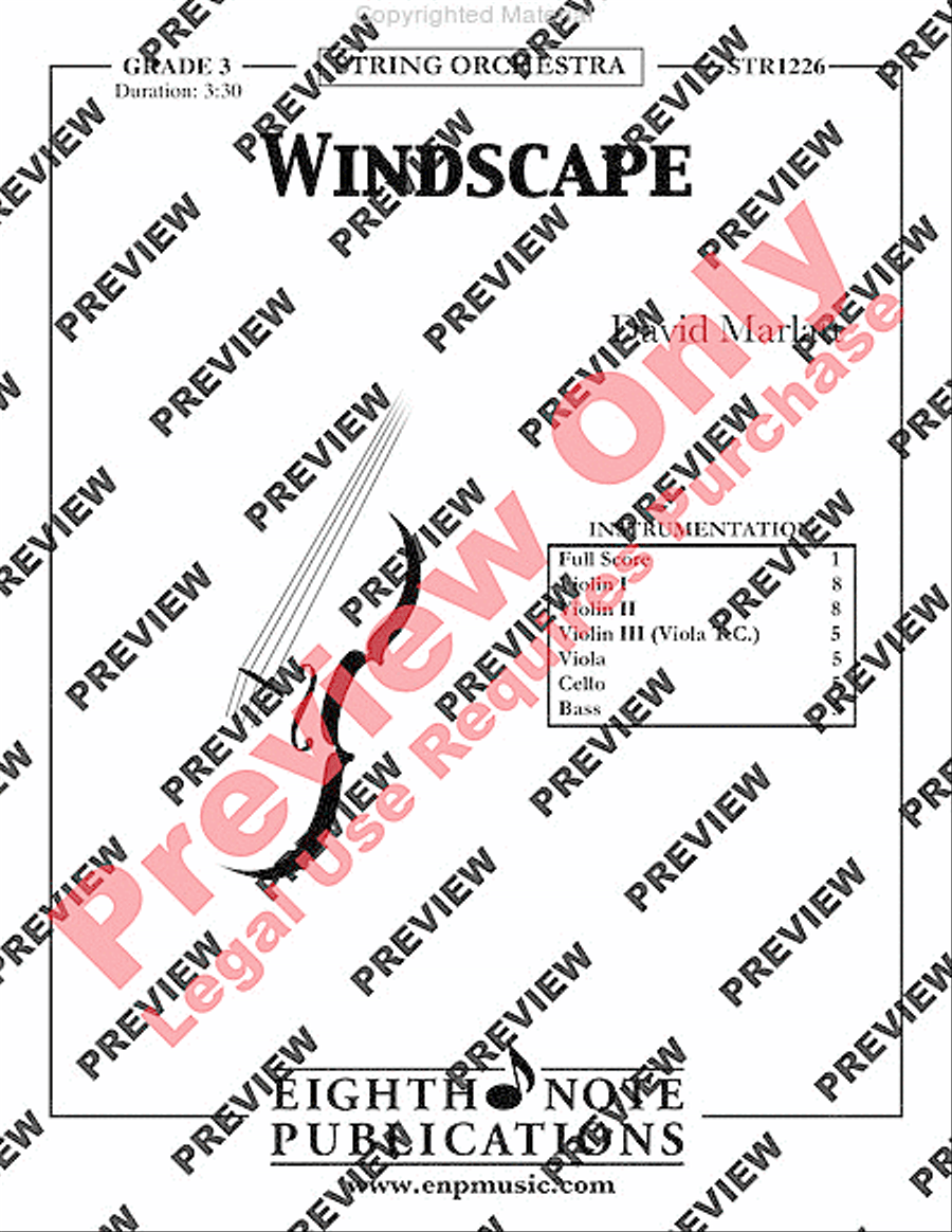 Windscape Windscape String Orchestra scores gallery preview page 2