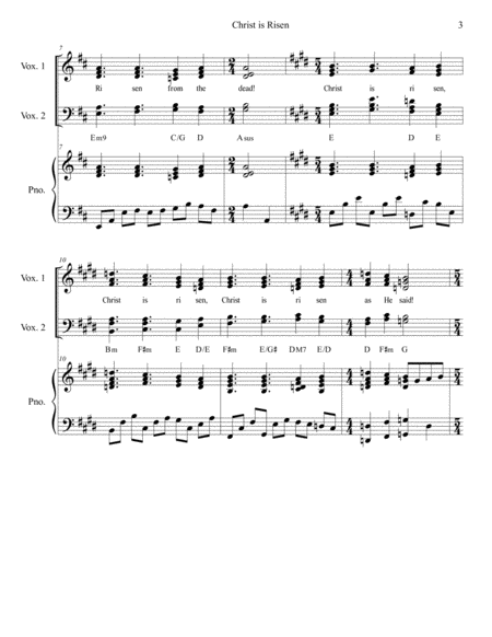 Christ is Risen (Choral Introit)