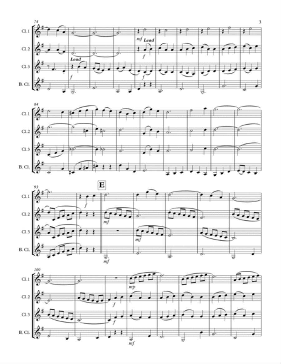 The Most Wonderful Time Of The Year Woodwind Ensemble scores gallery preview page 4