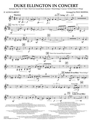 Duke Ellington in Concert - Eb Alto Clarinet