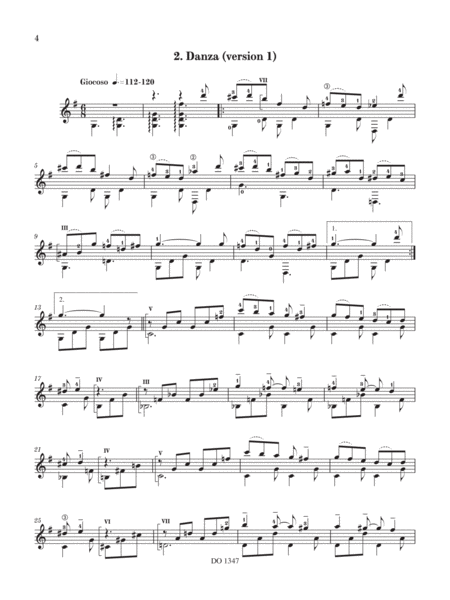 Cancion y Danza, Op. 117