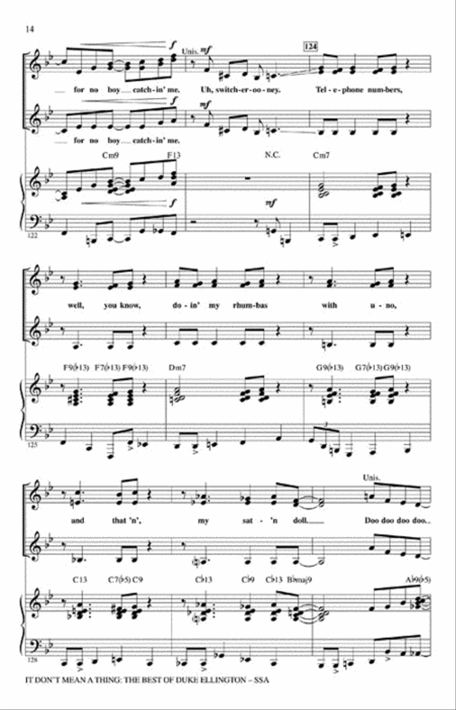 <br>Sheet music extract