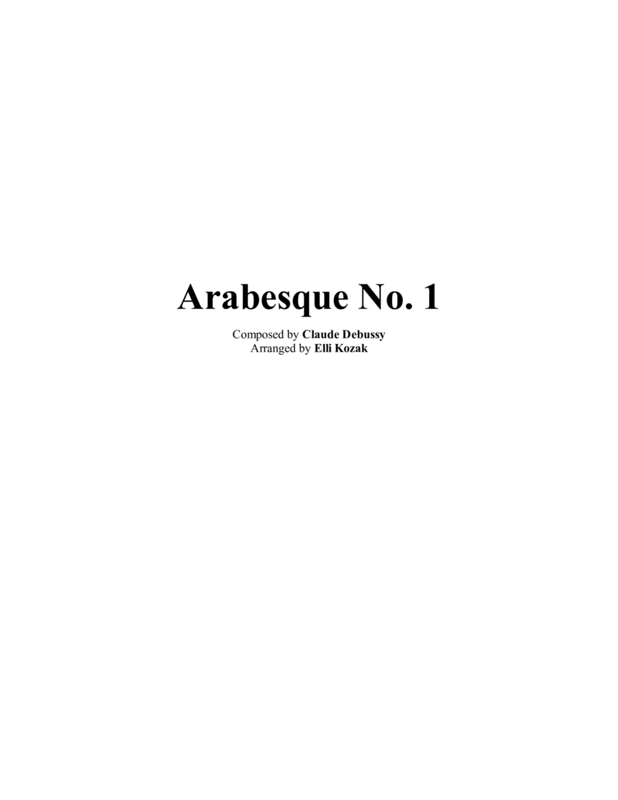 Arabesque No. 1 image number null
