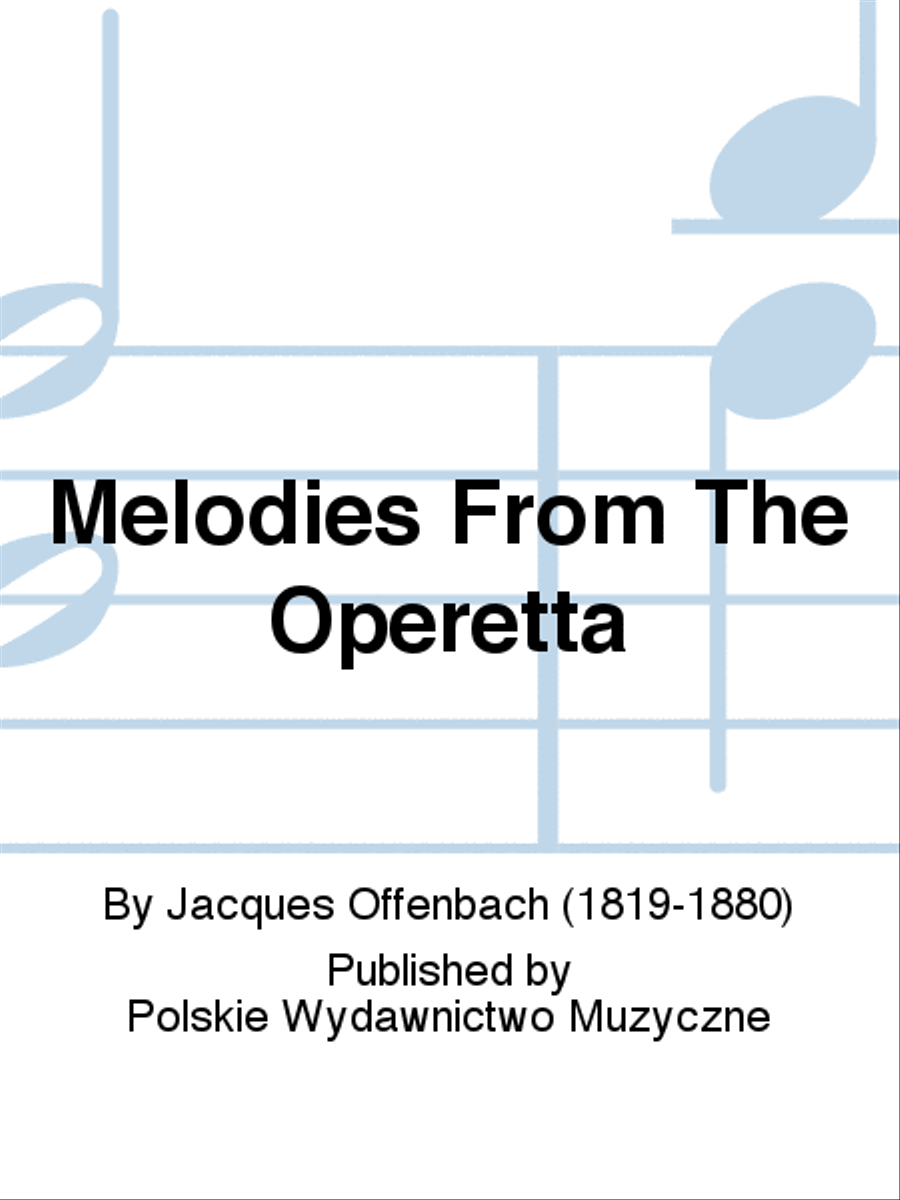 Melodies From The Operetta Piano Solo scores gallery preview page 1