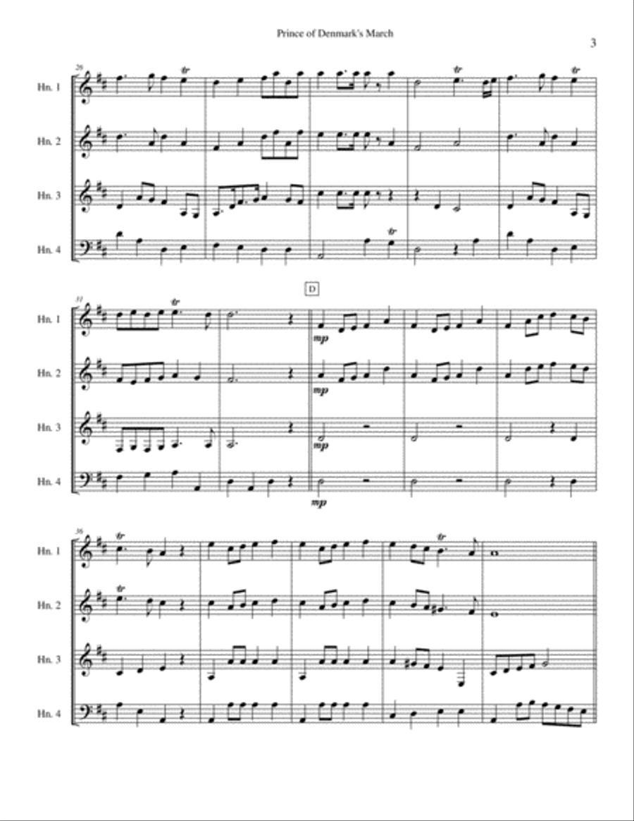 A Baroque Wedding Brass Ensemble scores gallery preview page 5