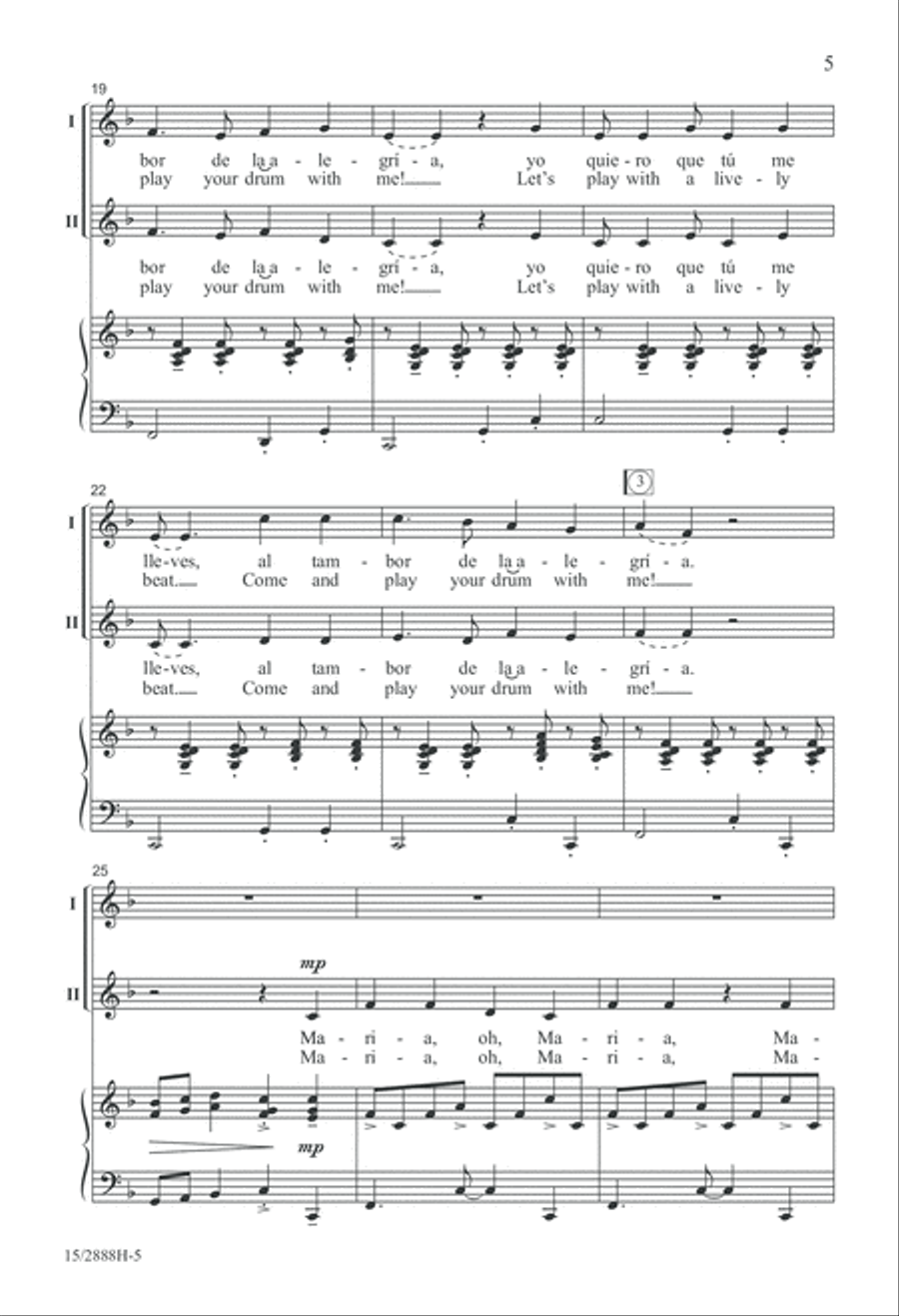 Al Tambor 2-Part scores gallery preview page 5