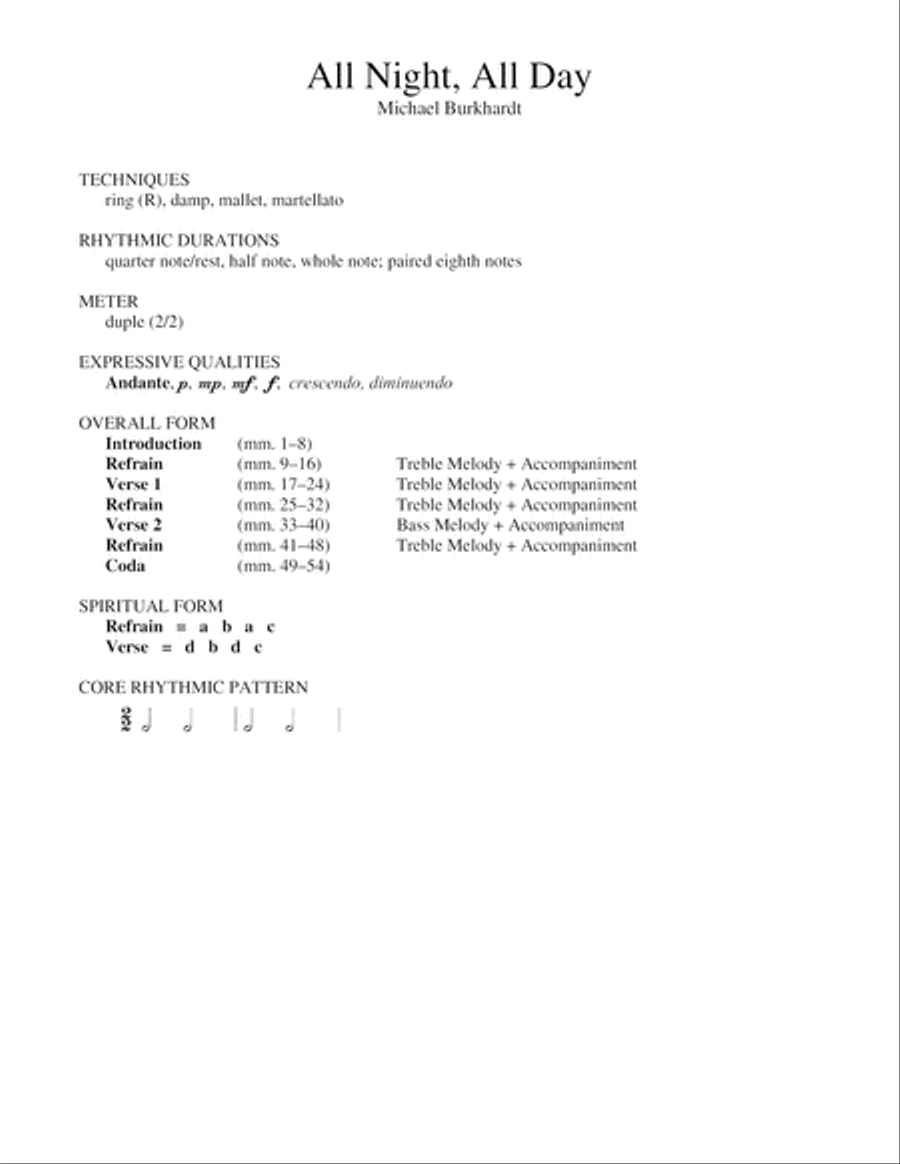 All Night, All Day All Night, All Day 5-Octaves scores gallery preview page 2