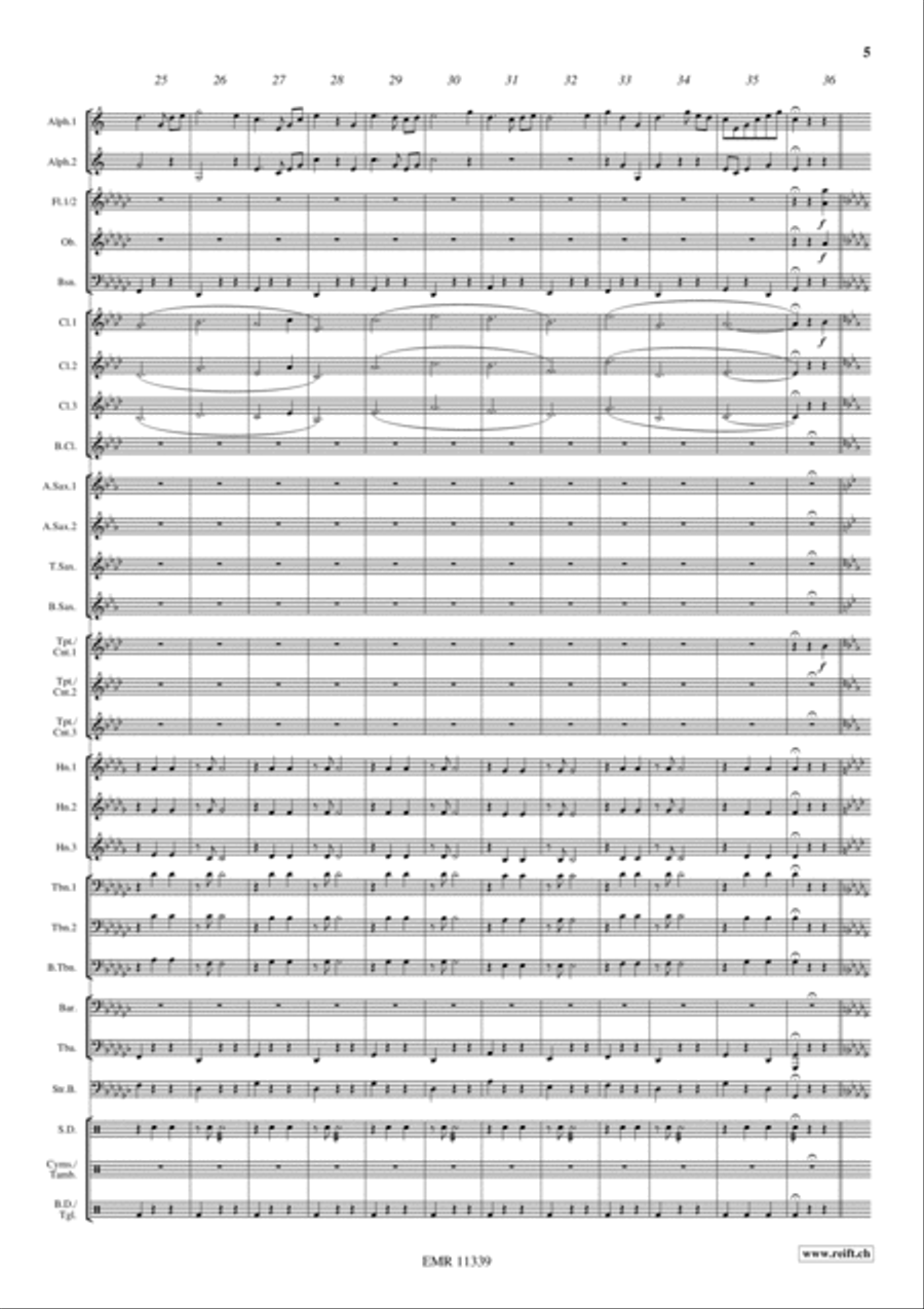 Jozsef in Form Concert Band scores gallery preview page 6