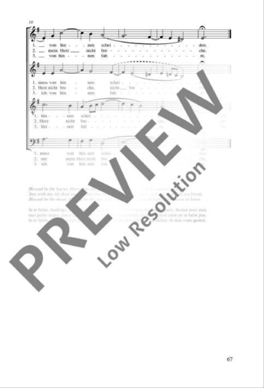 Gesegn dich Laub 4-Part scores gallery preview page 3