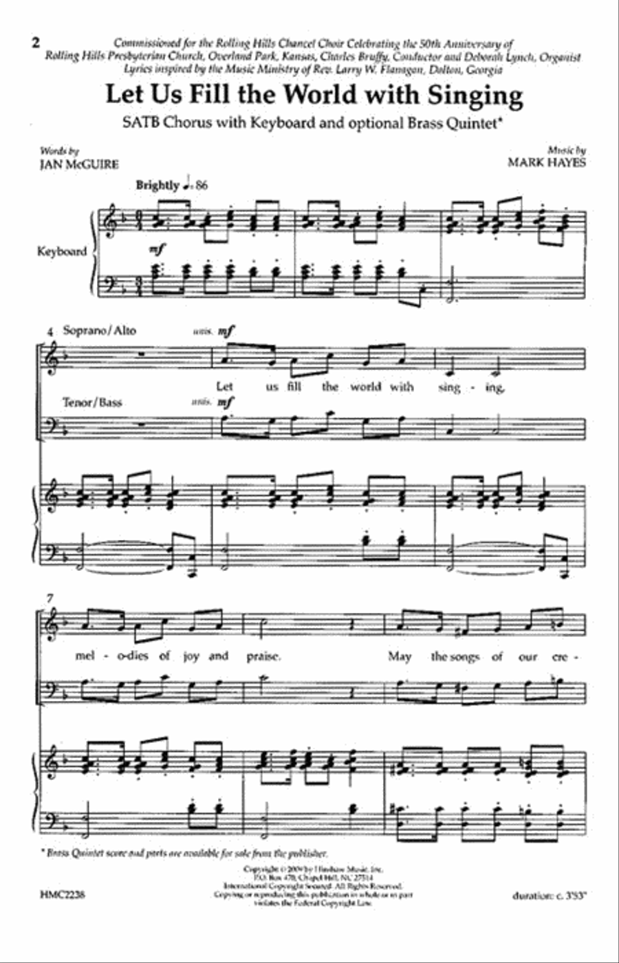 <br>Sheet music extract
