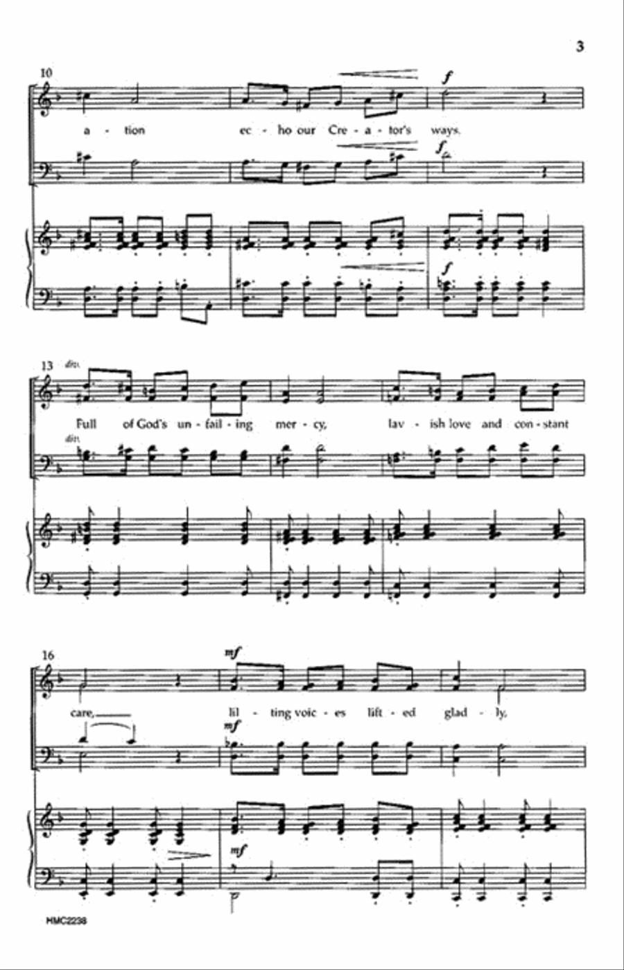 <br>Sheet music extract