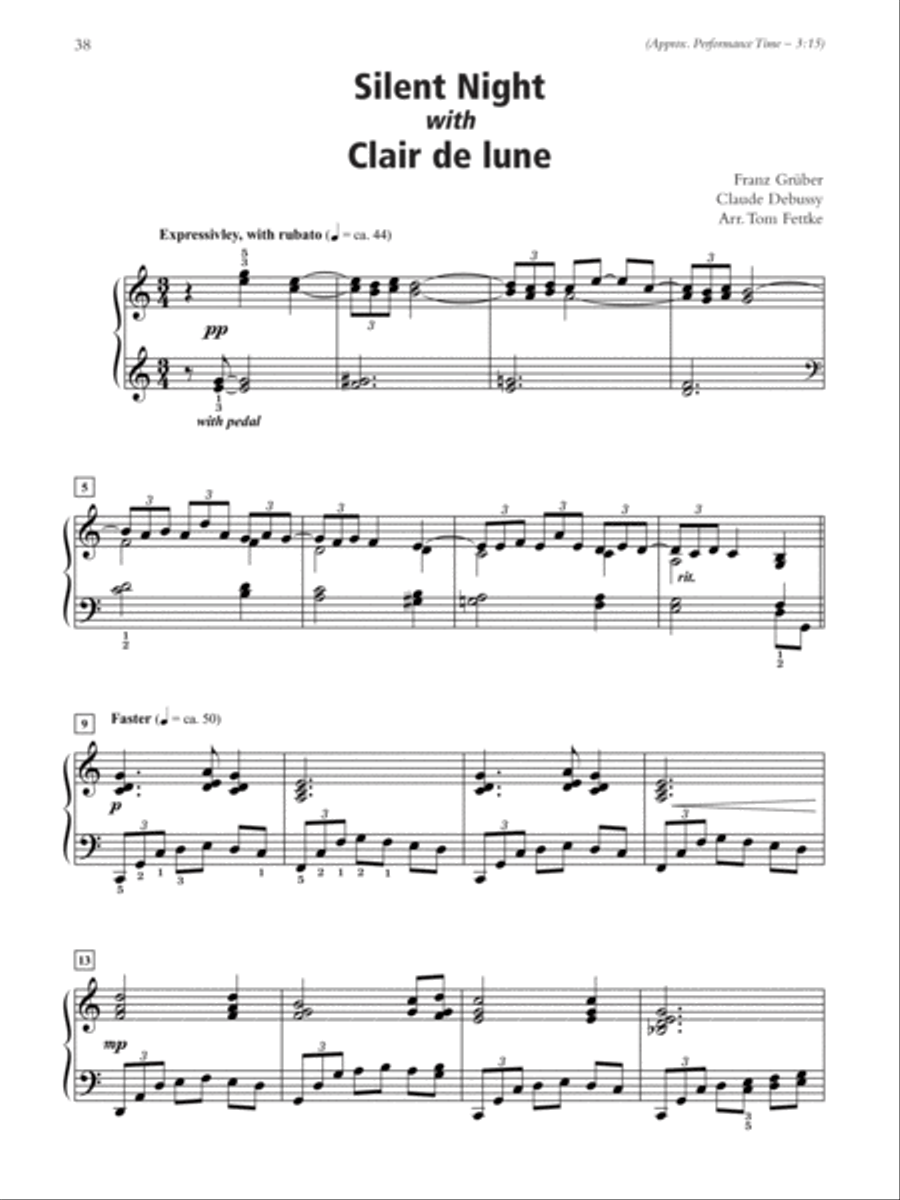 Carols with Classics Piano Solo scores gallery preview page 5
