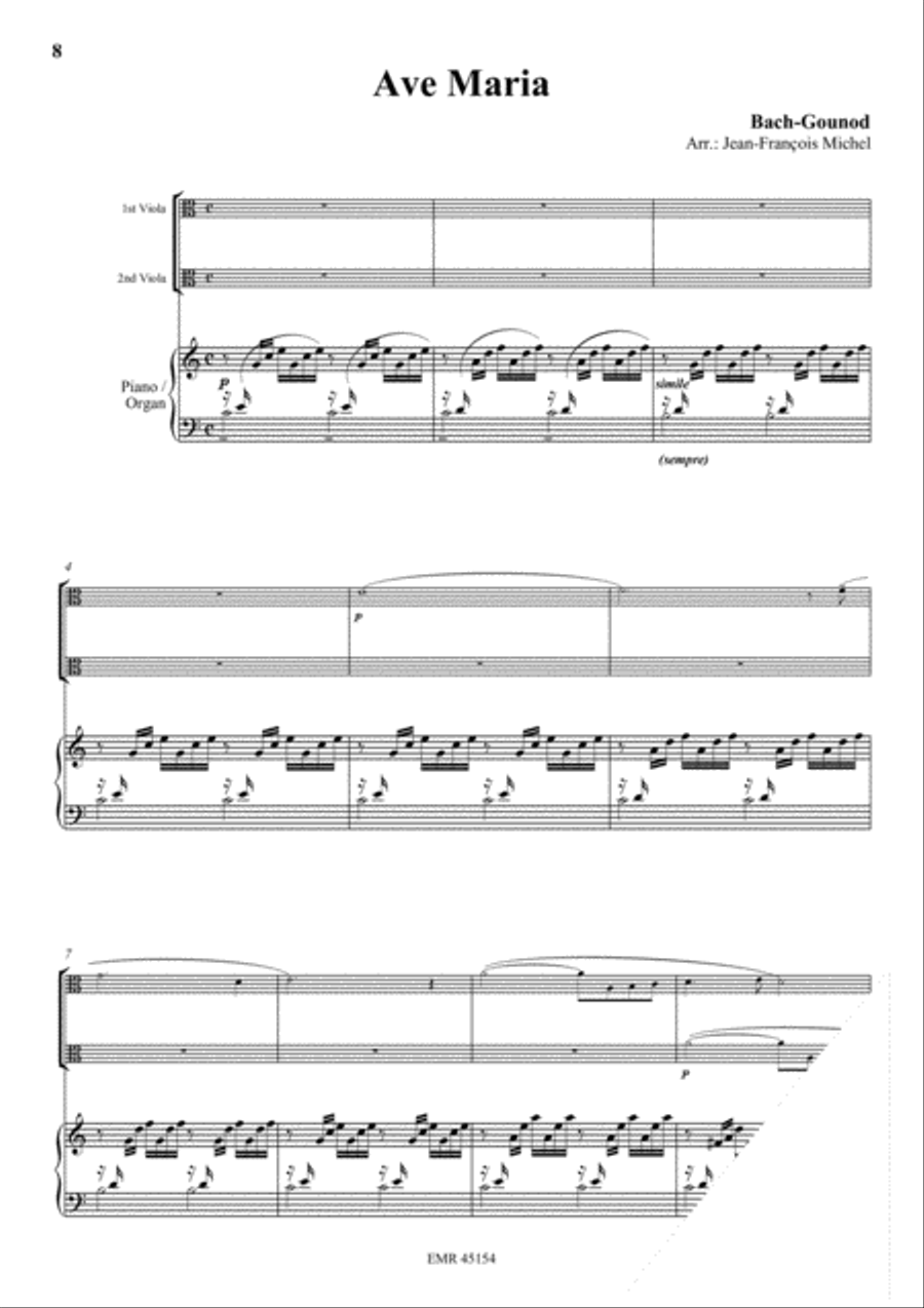 Halleluja (Handel) / Ave Maria (Bach-Gounod) / Trumpet Voluntary (Clarke) Trumpet scores gallery preview page 4