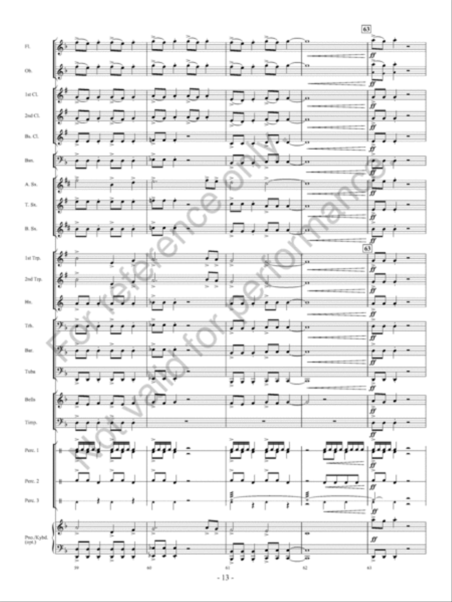 Apophis Apophis Concert Band scores gallery preview page 14