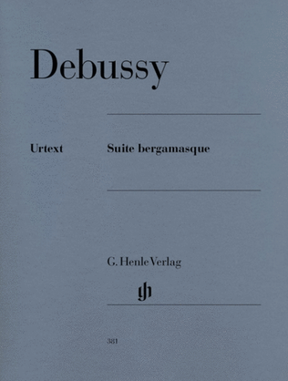 Book cover for Debussy - Suite Bergamasque Urtext