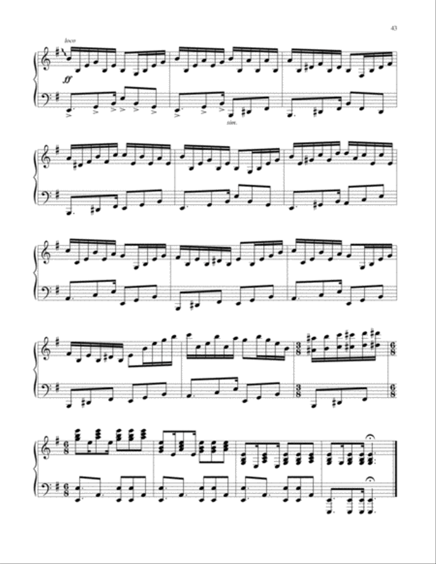 Piano Weavings Volume 2 Piano Solo scores gallery preview page 44