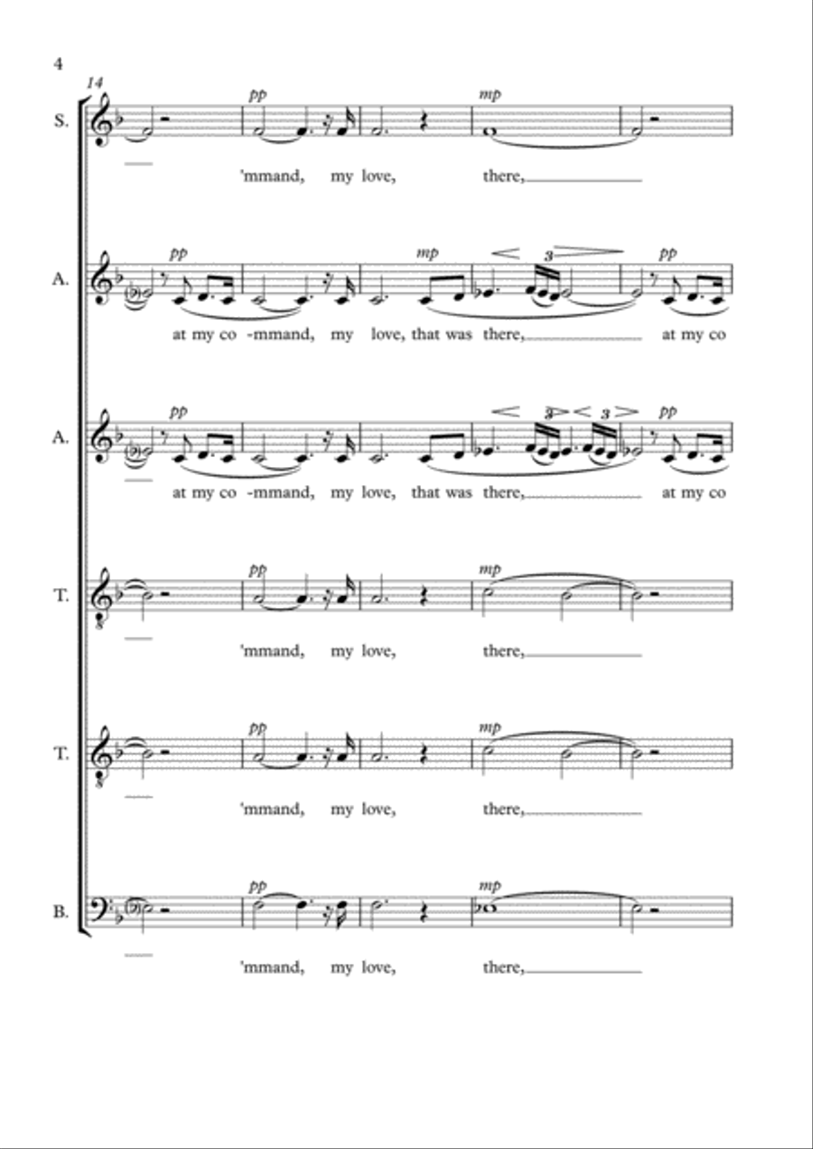 The First Time Ever I Saw Your Face 4-Part scores gallery preview page 4