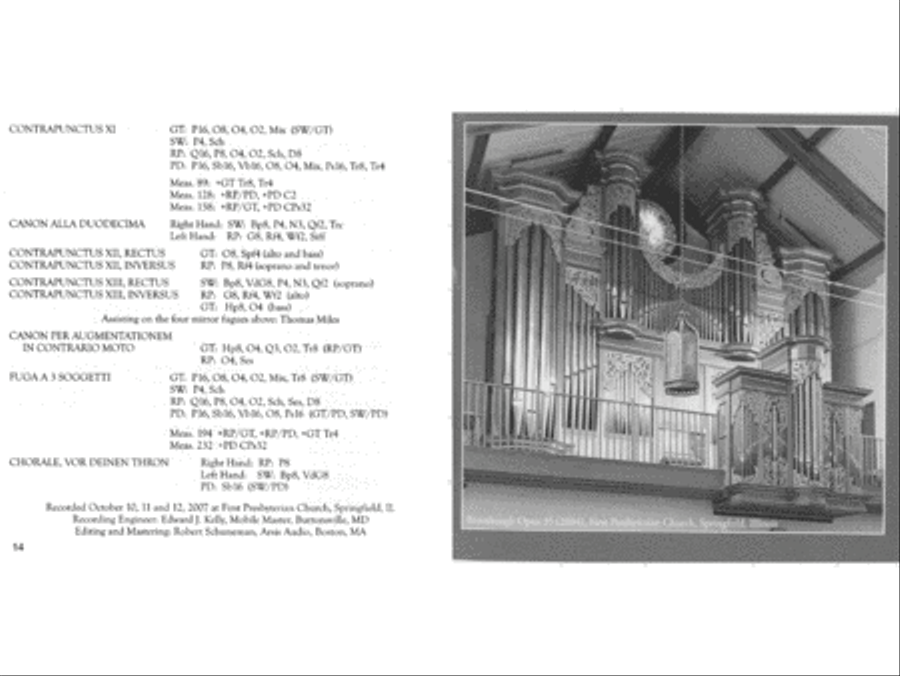 Johann Sebastian Bach: Die Kunst der Fuge / The Art of Fugue (BWV 1080)