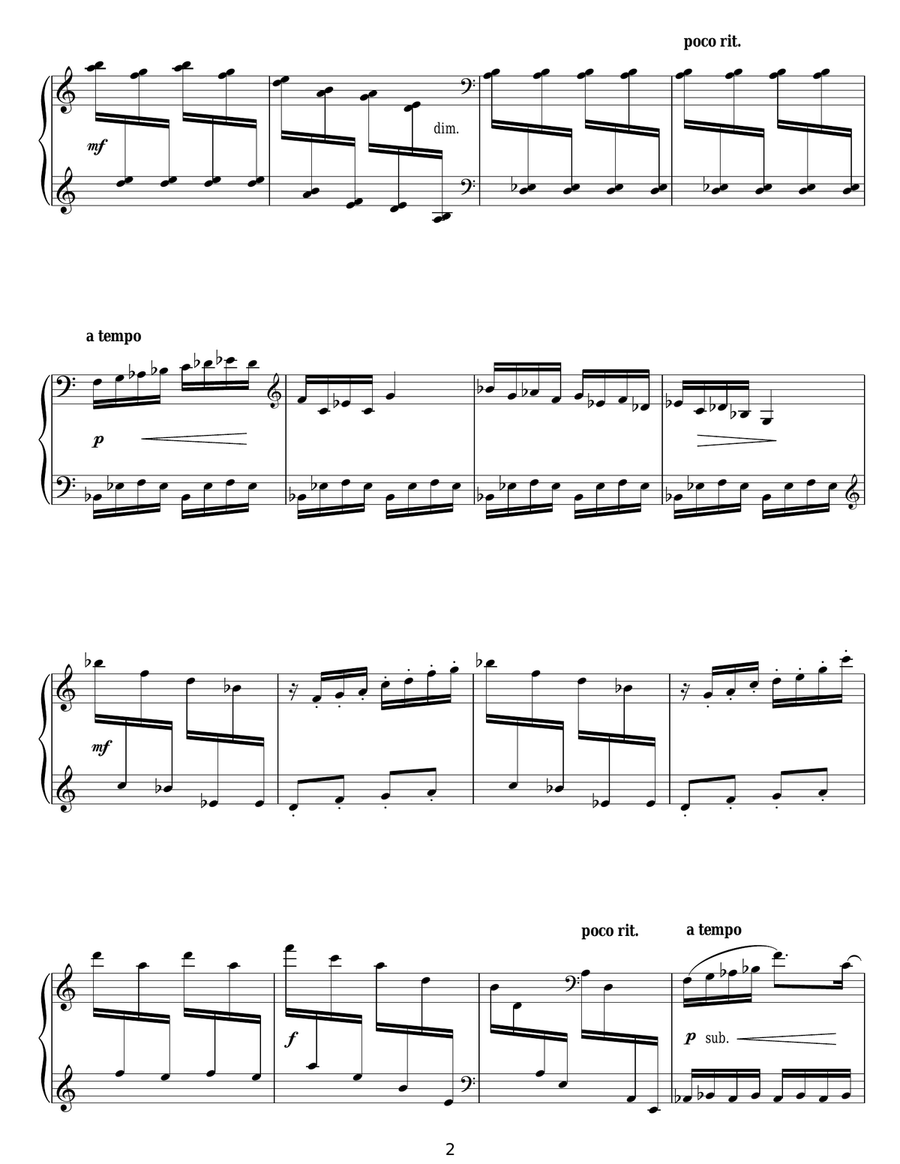 Toccatina Piano Solo scores gallery preview page 2