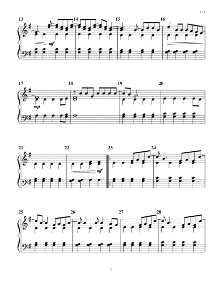 The Scientist Handbell Choir scores gallery preview page 2