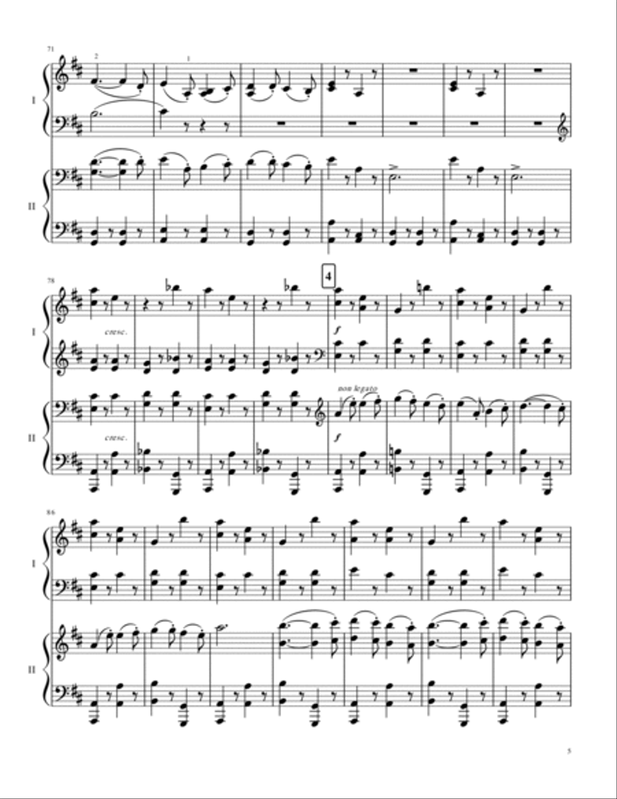 St. Paul's Suite: I. Jig Piano scores gallery preview page 5