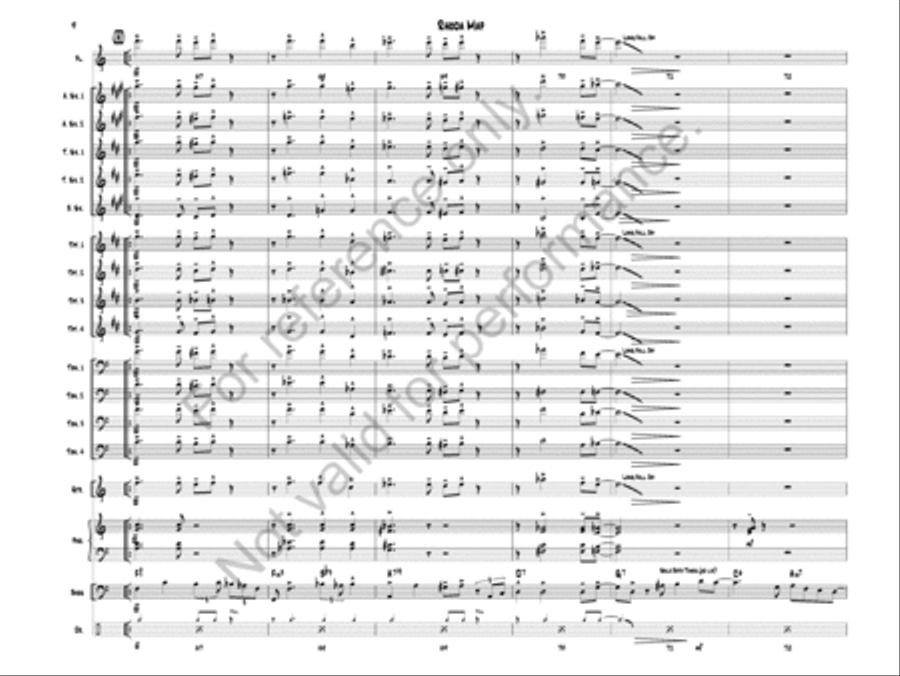 Rhoda Map Jazz Ensemble scores gallery preview page 11