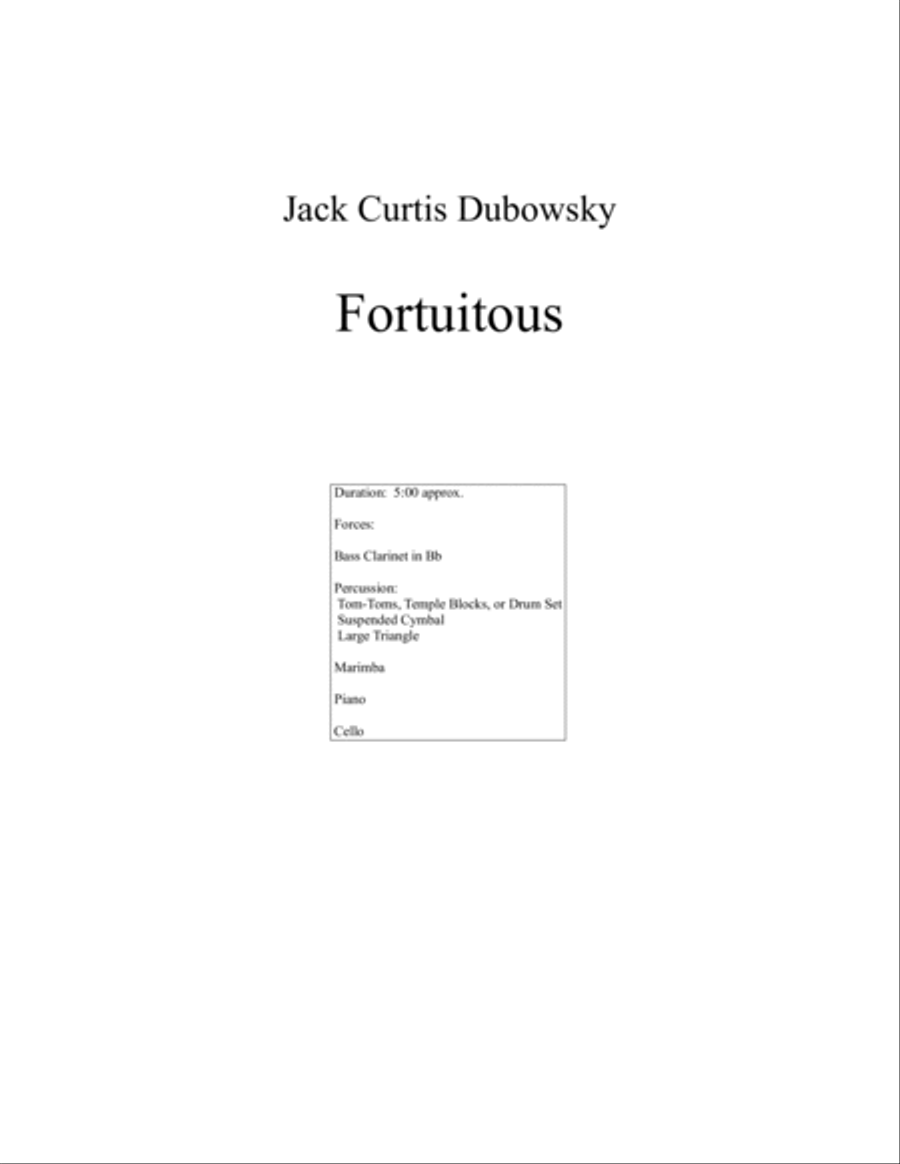 Fortuitous Small Ensemble scores gallery preview page 2