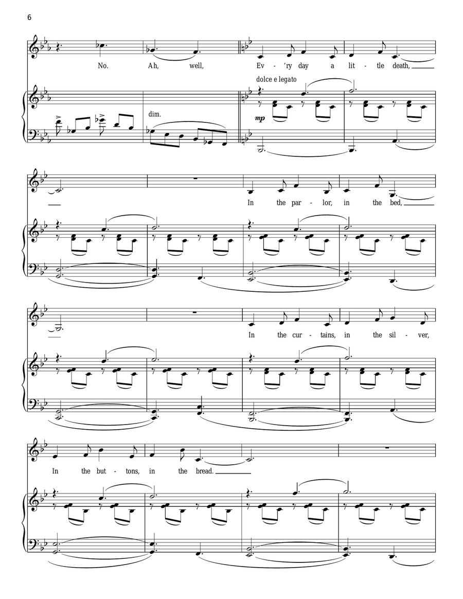 My Husband The Pig Voice scores gallery preview page 6