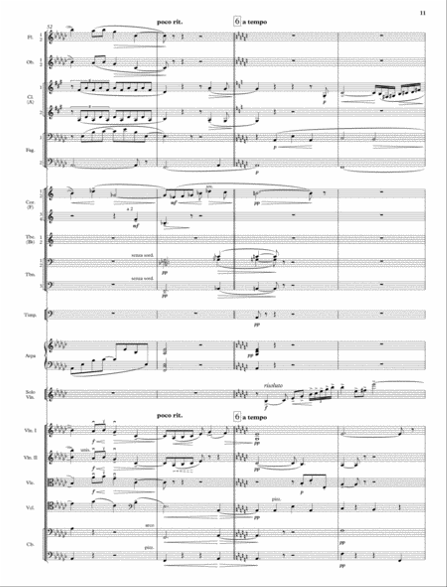 Violin Concerto Orchestra scores gallery preview page 3