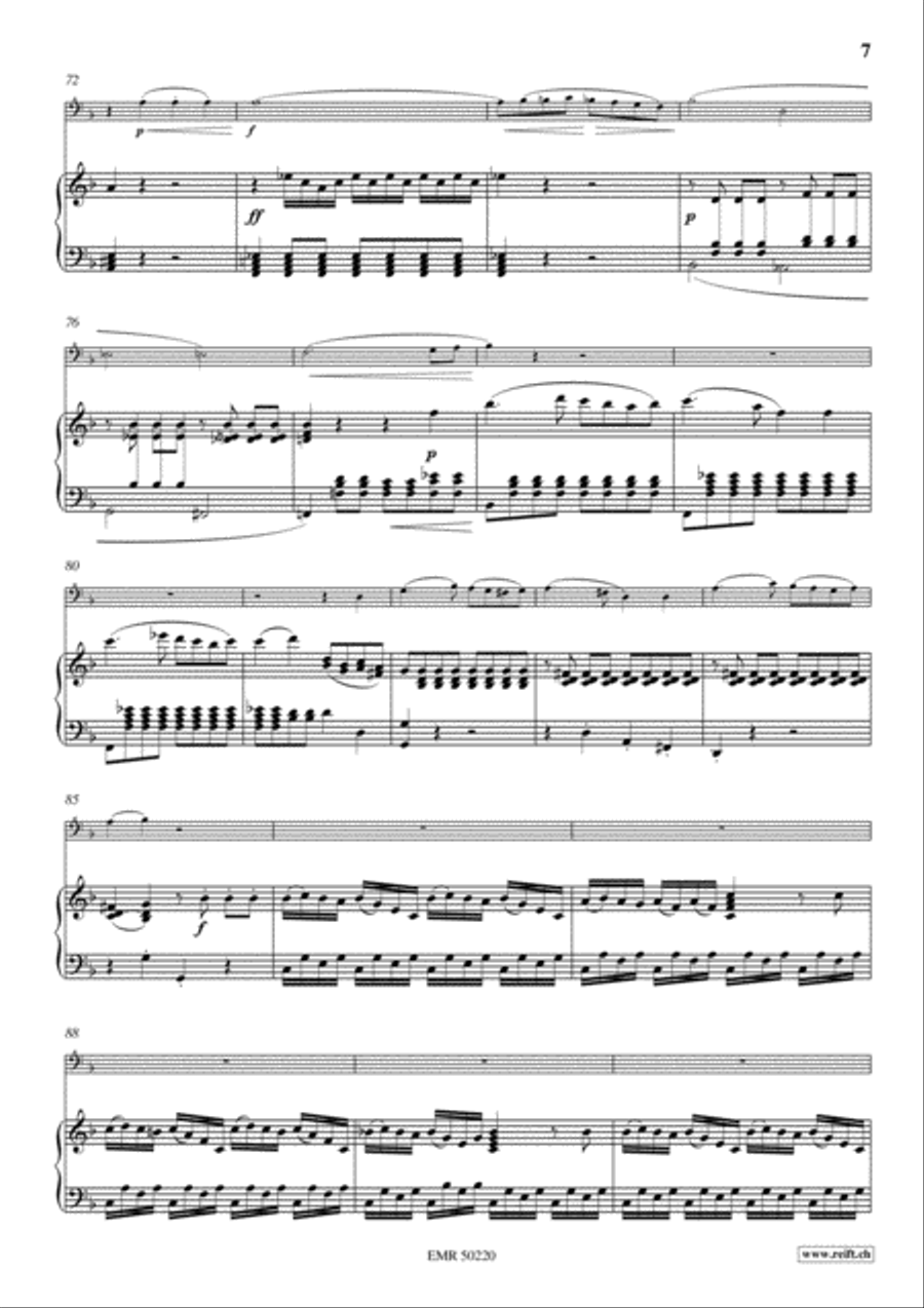 Concerto No. 1 Bass Recorder scores gallery preview page 8