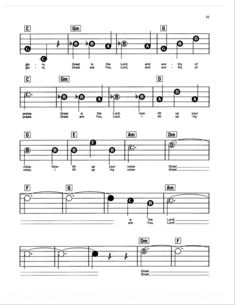 Great Is The Lord Great Is The Lord Electronic Keyboard scores gallery preview page 2