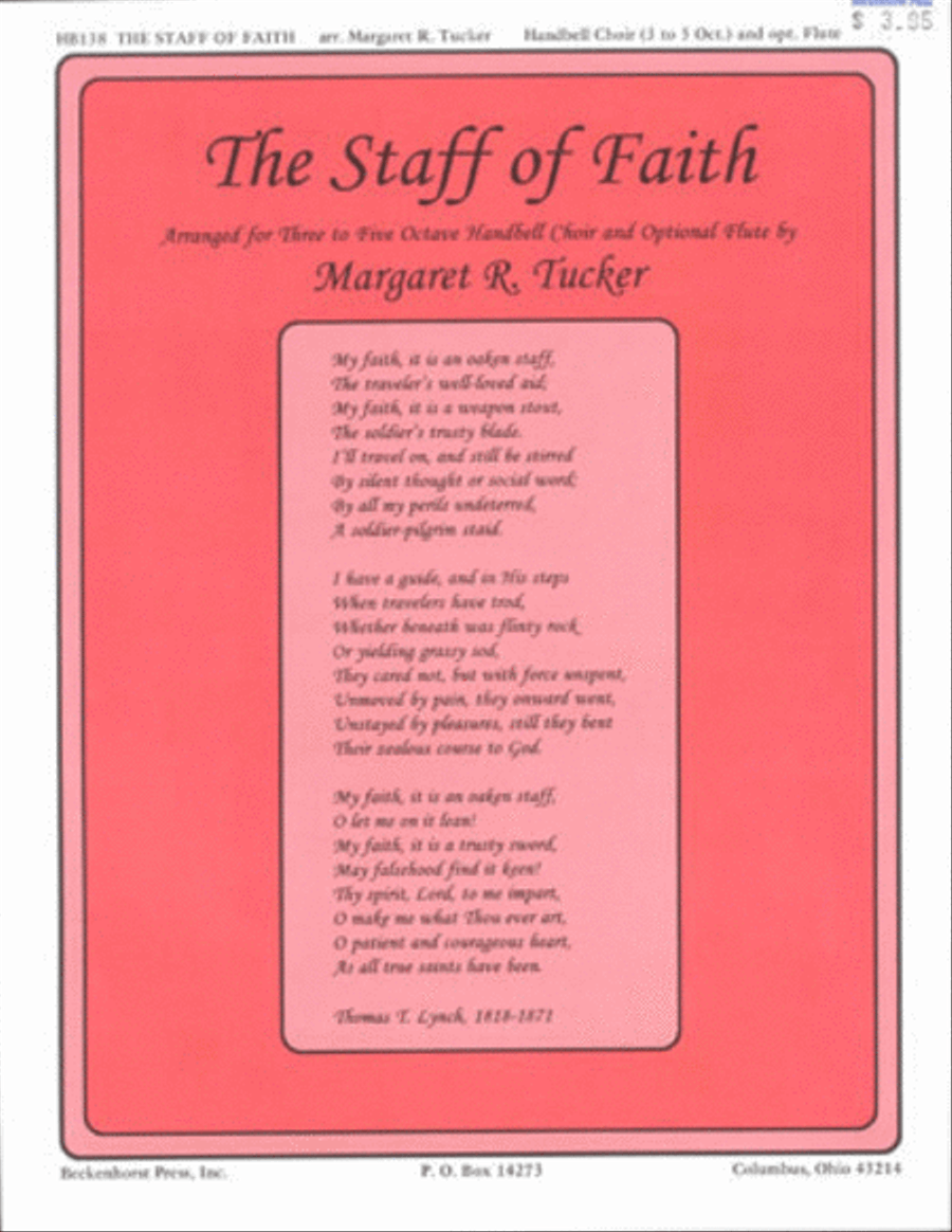 The Staff of Faith - handbell 5-Octaves scores gallery preview page 1