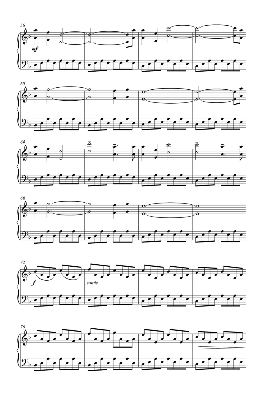 Torn Piano Solo scores gallery preview page 3