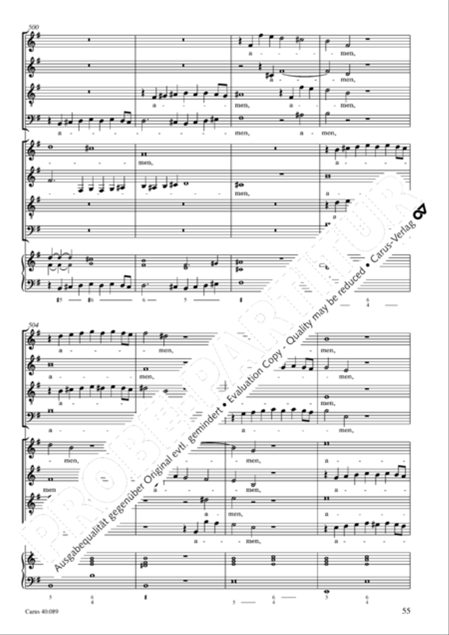 Credo a 8 voci 4-Part scores gallery preview page 56