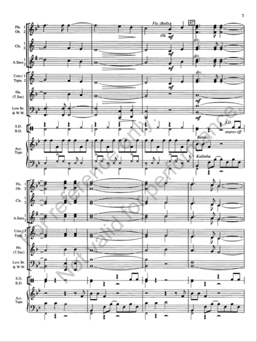 Safari Concert Band scores gallery preview page 8