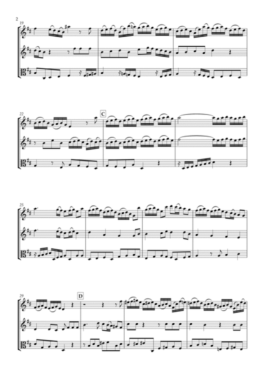 'Dem Himmel gliecht' from Brockes Passion HWV.48 for Two Violins & Viola image number null
