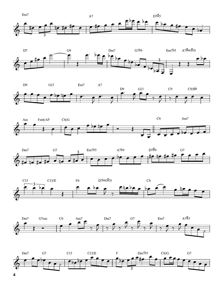 Anthropology Anthropology Clarinet scores gallery preview page 4