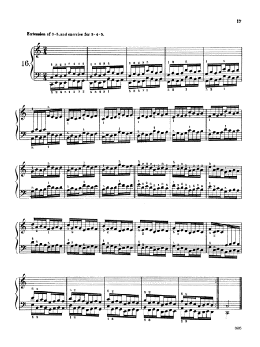Hanon: The Virtuoso Pianist (Volume I) Piano Solo scores gallery preview page 1