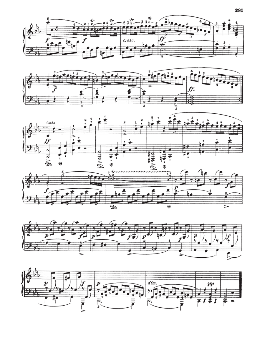 Sonata In C Minor, K. 457 Piano Solo scores gallery preview page 6