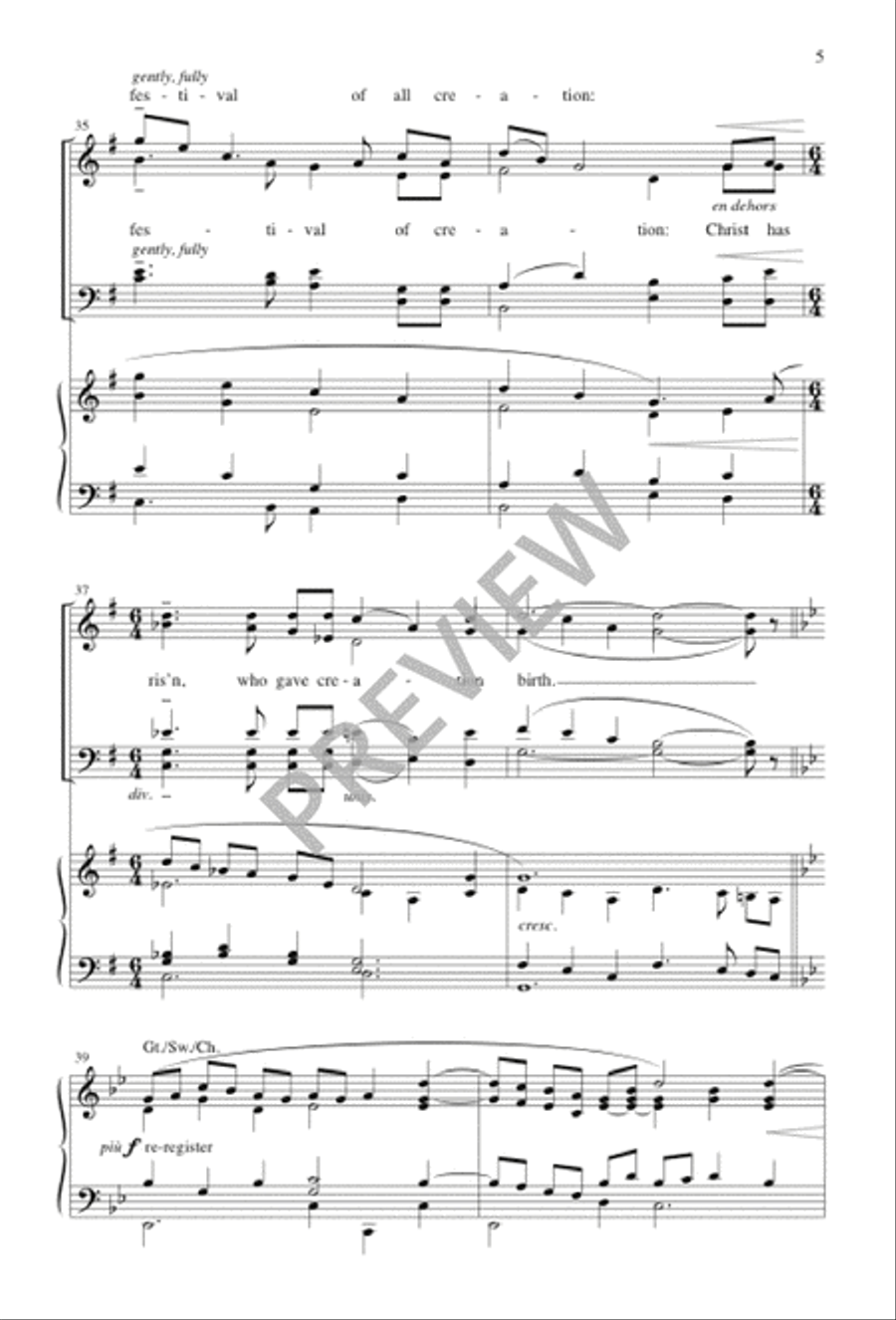 Come, and Let Us Drink of That New River 4-Part scores gallery preview page 6
