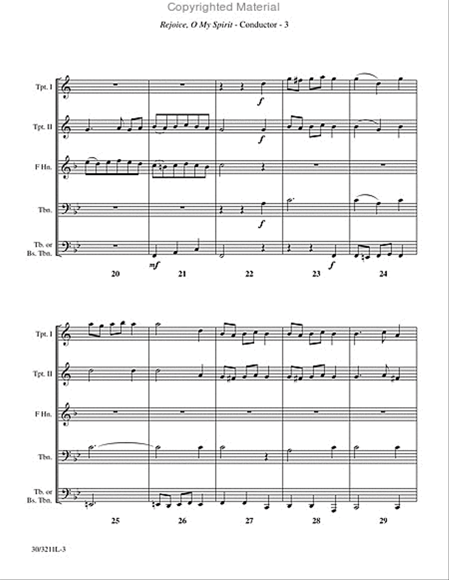 Baroque Brass Brass Quintet scores gallery preview page 4