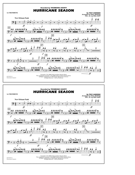 Hurricane Season - 1st Trombone