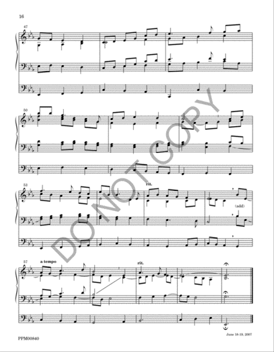 I Sing the Almighty Power of God: Organ Voluntaries on the Hymn Tunes of Ralph Vaughan Williams Volume III Organ scores gallery preview page 19