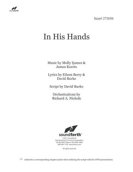 In His Hands - Orchestral Score and Parts